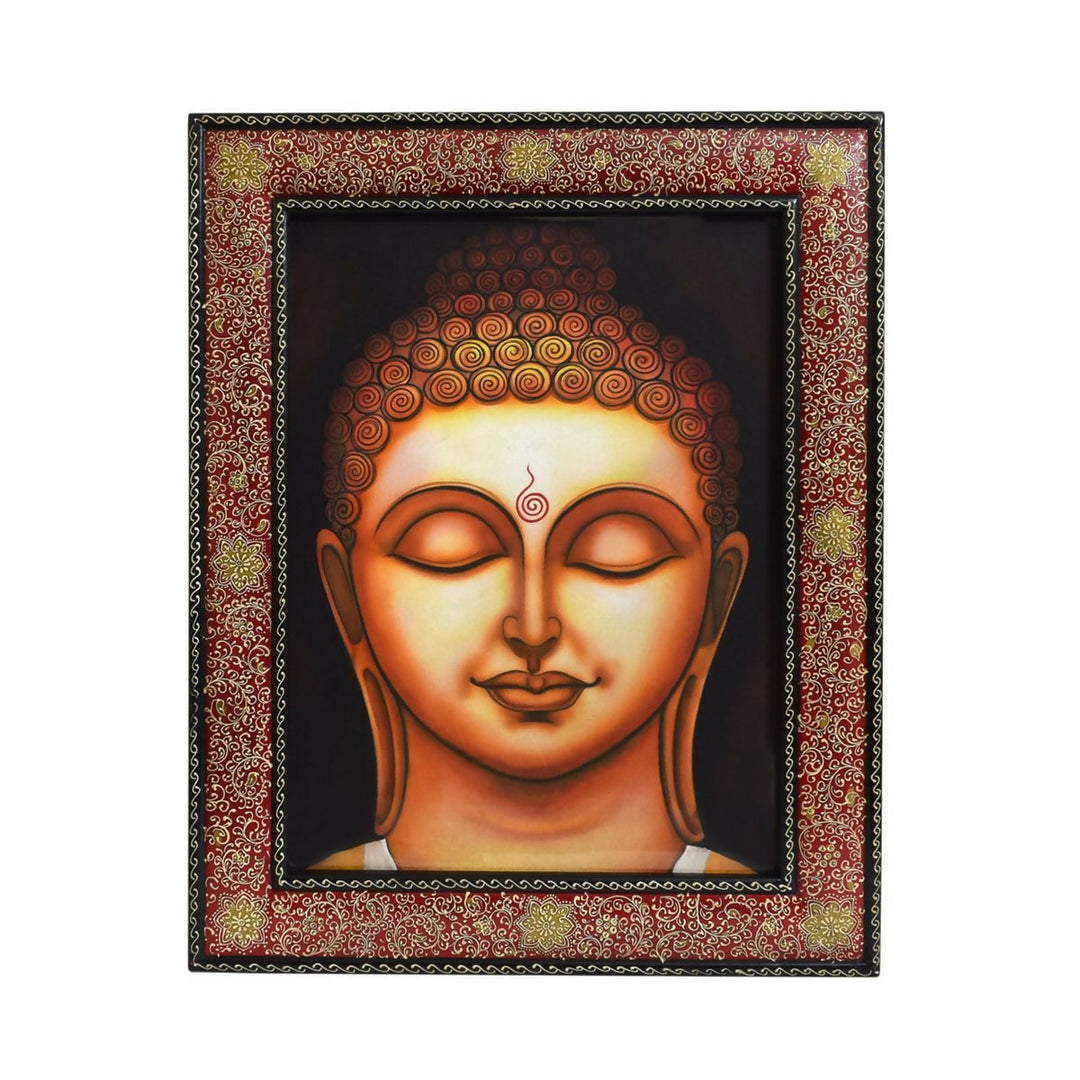 CANVAS PAINTING BUDDHA 21.00*17.00*1.00 | SHOBITAM