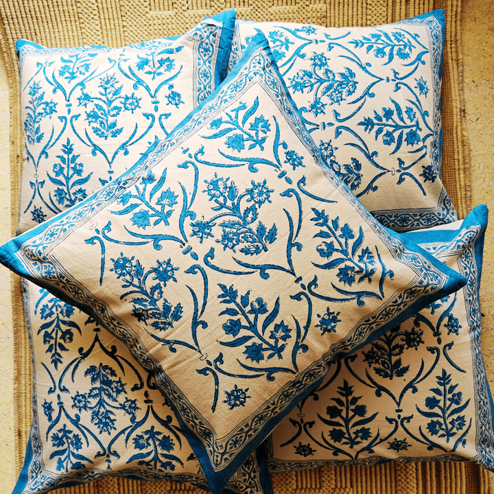 Bagh Printed Cushion Covers, Pack of 5  | SHOBITAM