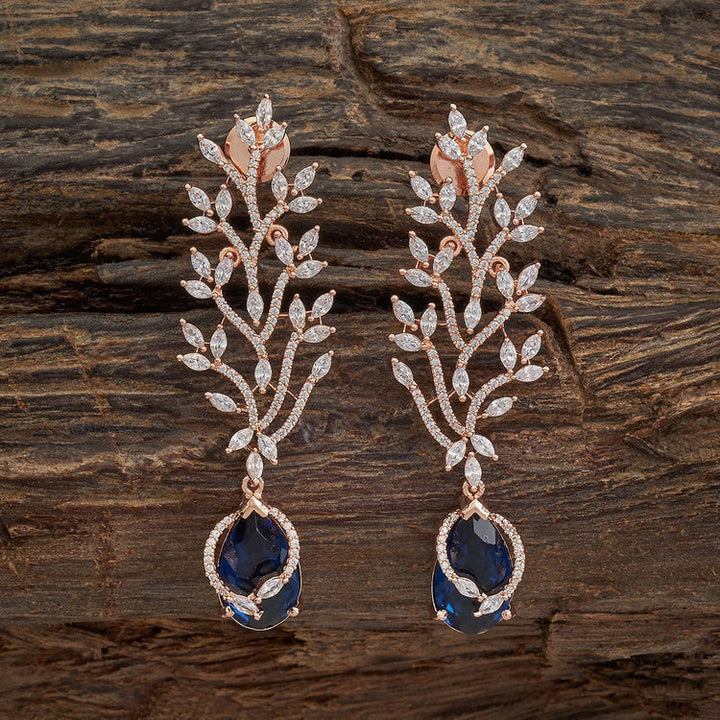 Tree Design Party Wear Zircon Earrings