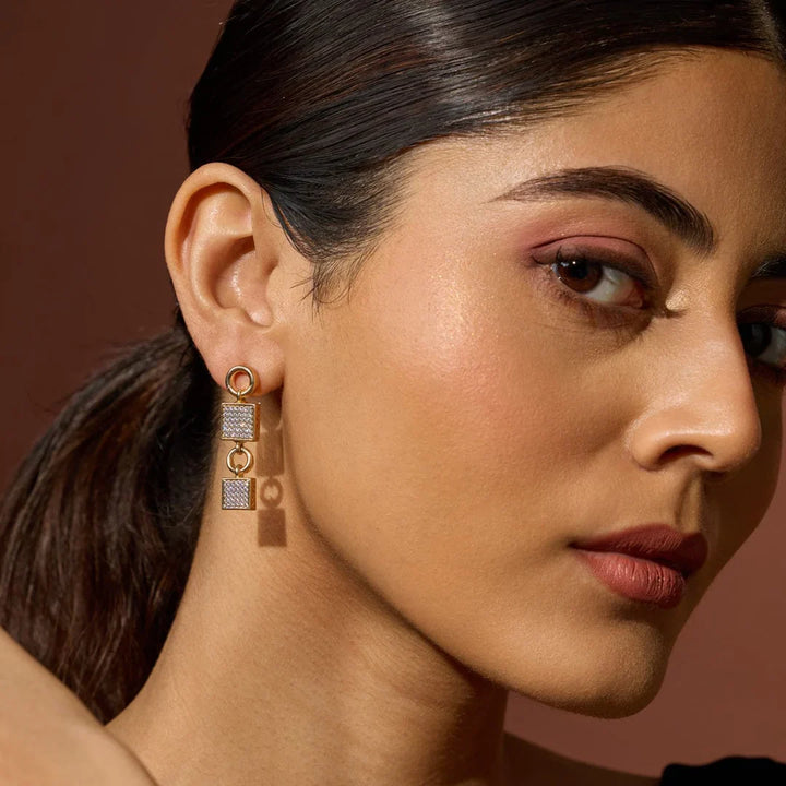 Zircon Earrings | SHOBITAM