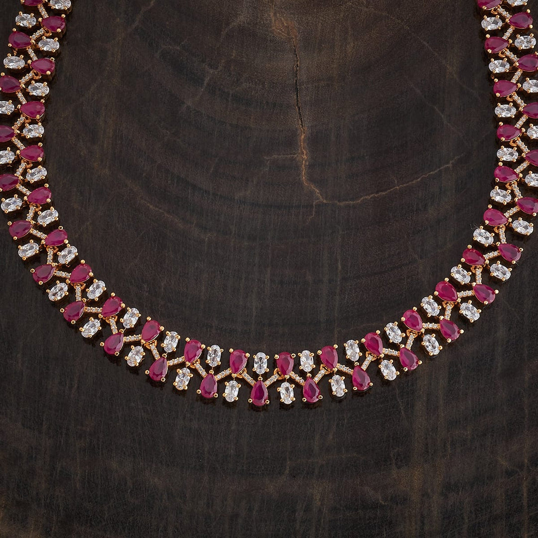 Unique Design Zircon Long Necklace
