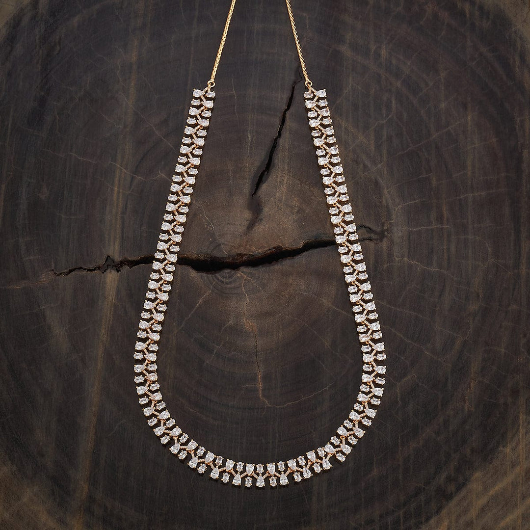 Unique Design Zircon Long Necklace